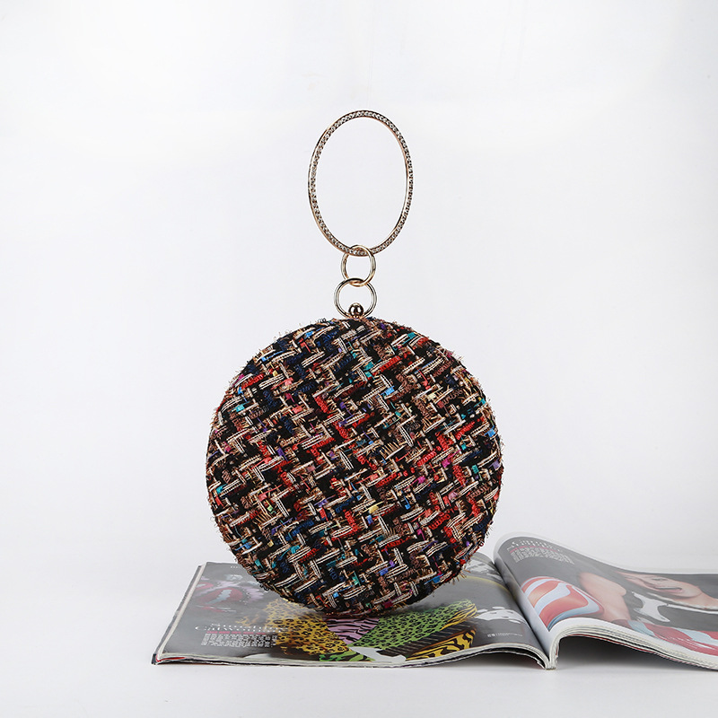 Dinner Handmade Small Fragrance Clutch Bag Black - Shop at LoveMi
