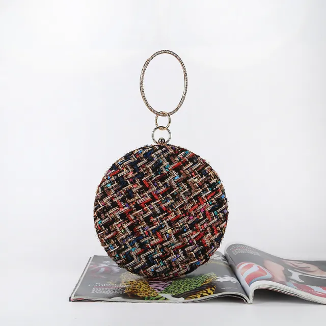 Dinner Handmade Small Fragrance Clutch Bag Black - Shop at LoveMi