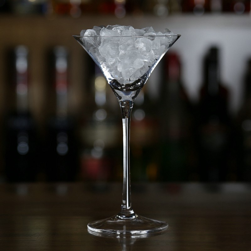 Japanese Crystal Triangle Martini Cocktail Glass