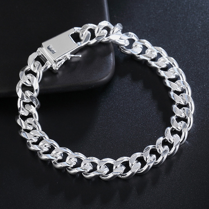 Men's Personality Fashion Square Buckle Side Bracelet