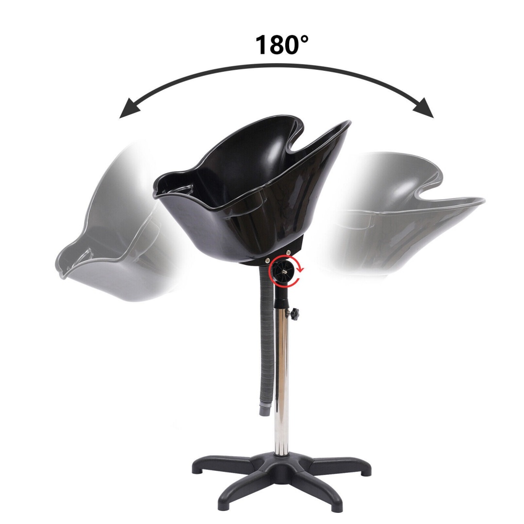 Mobile Portable Shampoo Sink Salon Hair Washing Basin BackWash Hairdresser — image 7