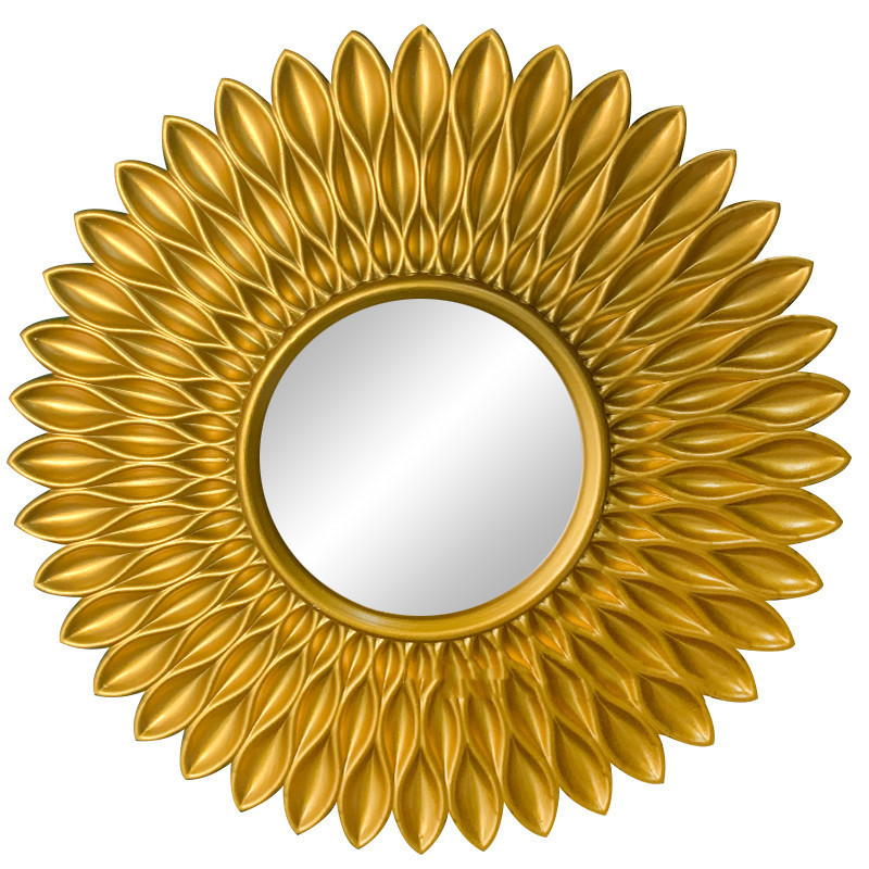 Gold Wall Mirror, Set of 3, picture 2 of 6