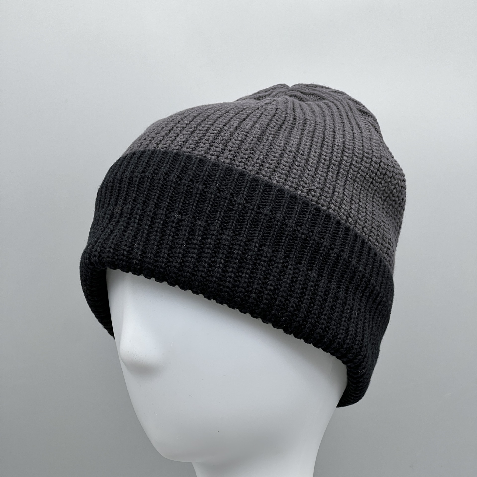 Title 5, Color Blocked Knitted Hat Vintage Fashion