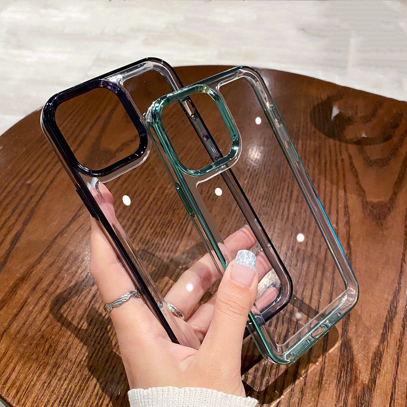Electroplated Edge Space Phone Case Simple Protective Cover