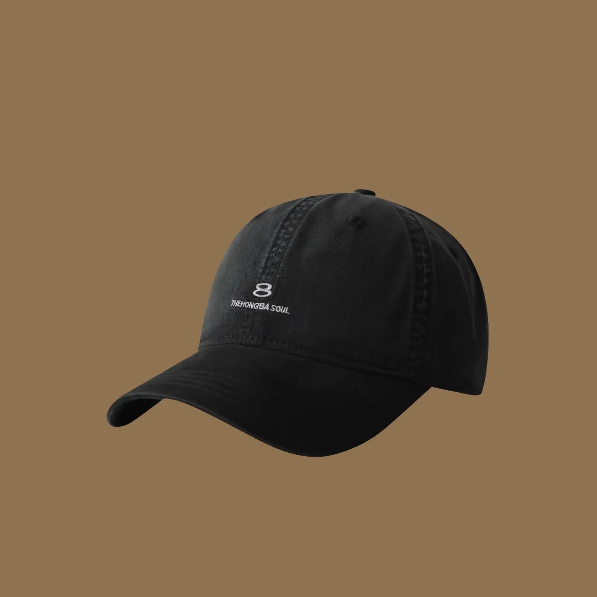 Men's And Women's Matching Solid-Color Embroidered Letters