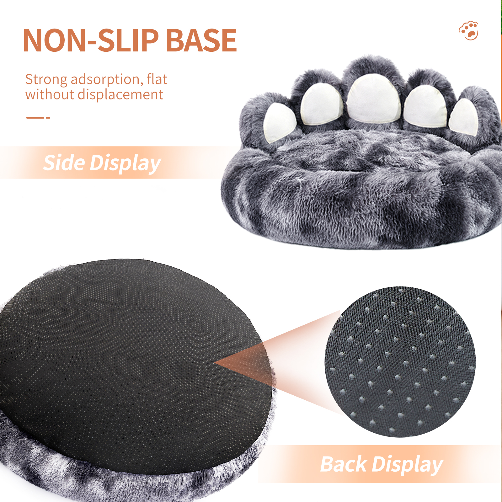 Cozy Bear Paw Dog Bed for Pets. Unique and Adorable Standing Bear Paw Design, Tailored for Small and Medium Dogs, Warm and Luxuriously Soft Comfort, Distinctive and Stylish Design, Versatile and Practical Pet Bed, Restoring Upright Shape After Unpacking.