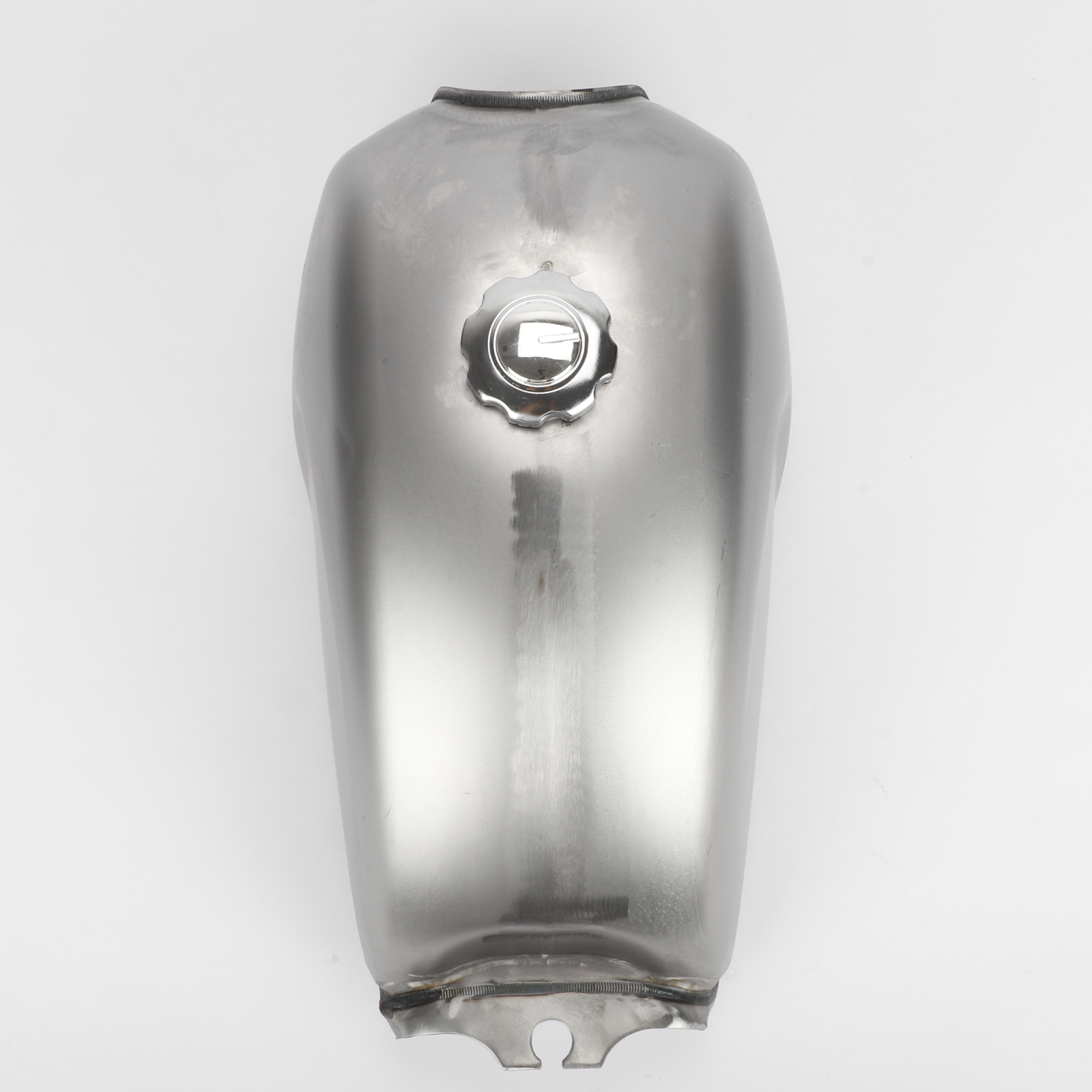 Universal Silver Cafe Racer Fuel Gas Tank 9L 2.4 Gallons Modified
