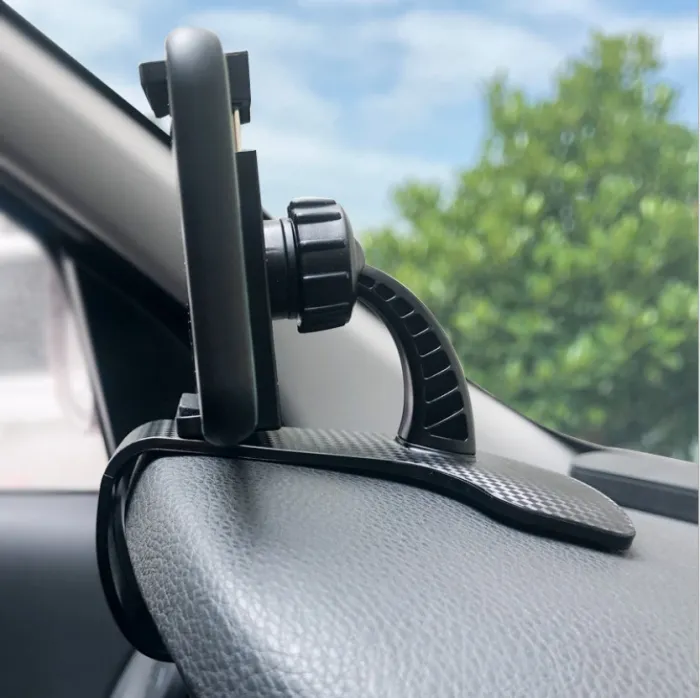 Dashboard Phone Holder for Car, Stretchable Clip Mount with 360 Degree Rotation - detail photo 5