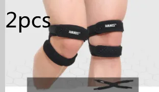 Sports Silicone Patella Belt Compression Protection Patella Running Mountaineering Breathable Basketball Knee Pads – image 9