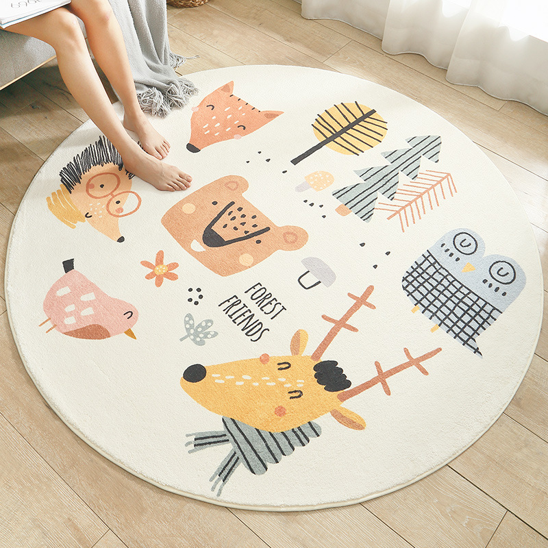 f2e49d84 499e 45f3 bca4 c322d08c342b - Home Living Room Bedroom Bedside Round Floor Mat