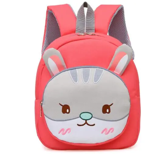 Cute Animal Cartoon Children Nylon Backpack Rose - Shop at LoveMi