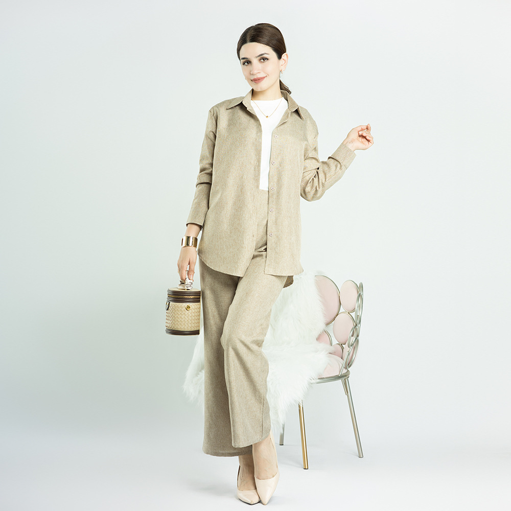 Title 5, Womens Fashion Simple Solid Color Casual Suit ...