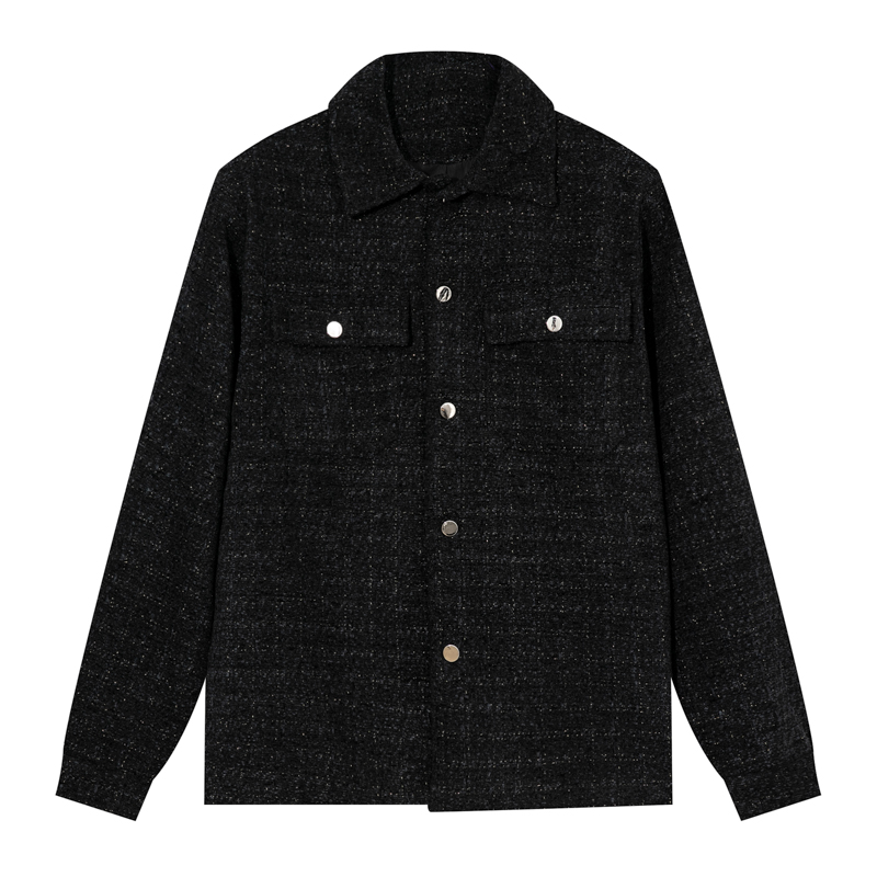 Korean Style Small Fragrant Wind Woven Letters Contrast Coat