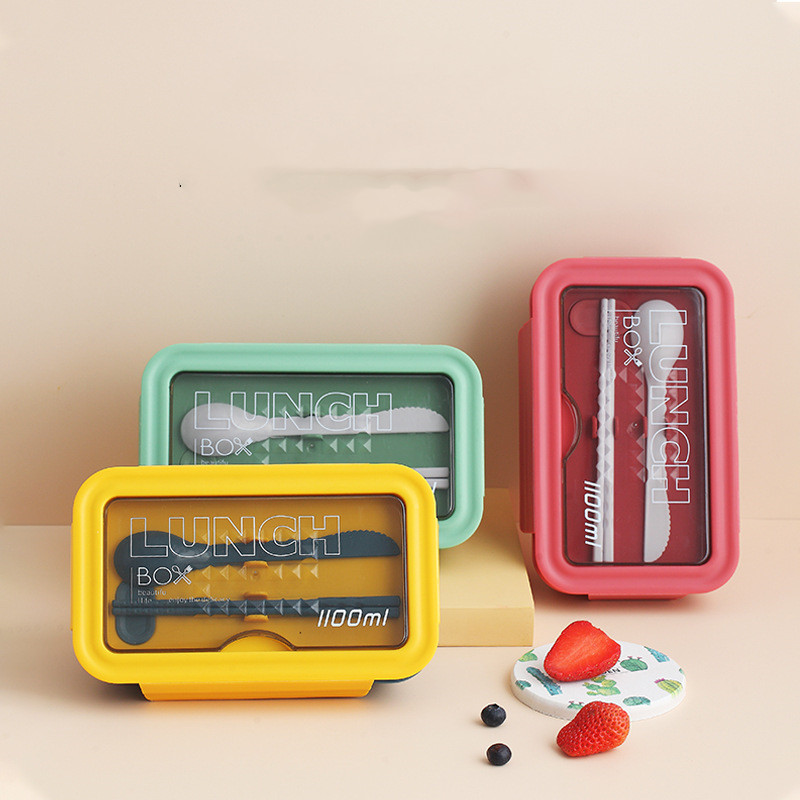 Heated Partitioned Bento Box Student Japanese Lunch Box