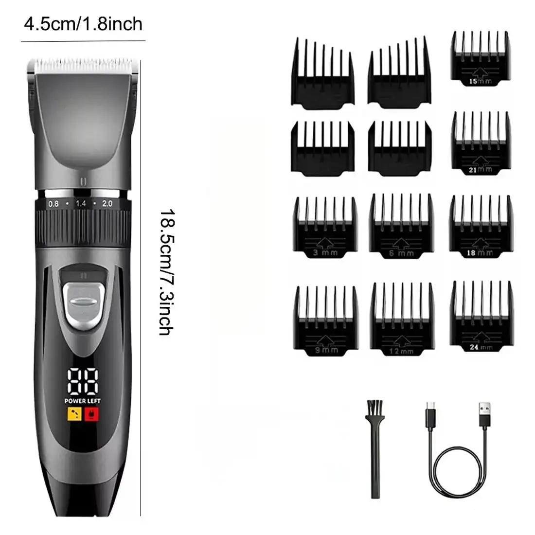 Cordless Hair Clippers For Men Mens Trimmer
