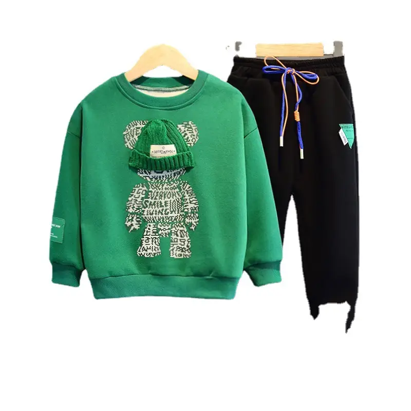 Men's And Women's Spring Clothing Suit Children's Sweater Two Pieces