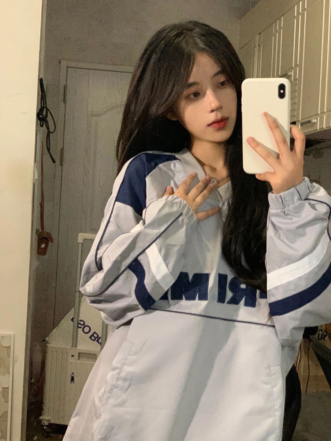 American Long Sleeve Jacket For Women And Baseball Uniform