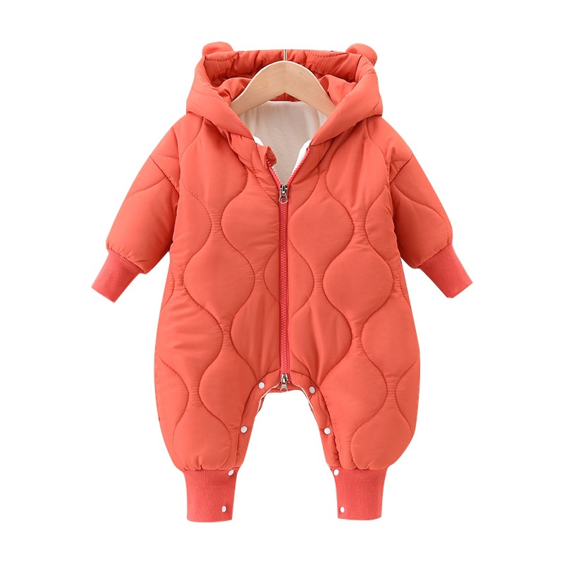 Boys And Girls Solid Color Out Bodysuit