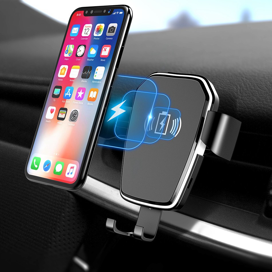 Wireless Charging Car Gravity Bracket Air Outlet Suction Cup 10W Charger