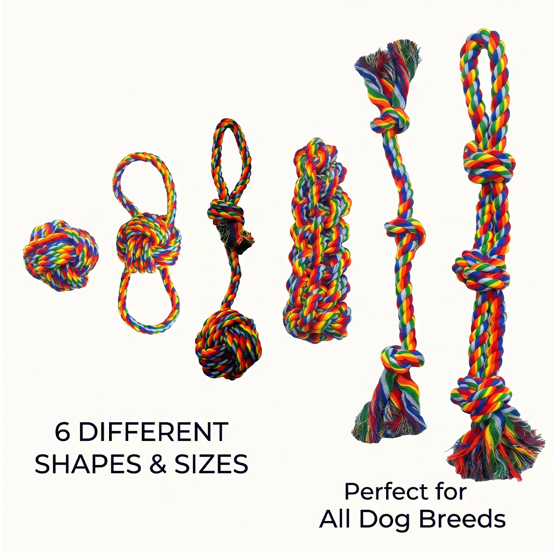 6Pc Rainbow Teeth Cleaning Durable&Long-lasting