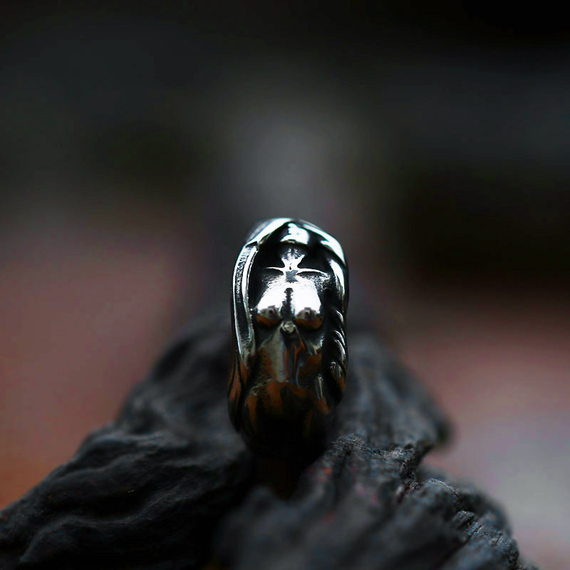 Venus Goddess Ring Men's Titanium Jewelry
