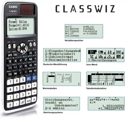 FX-991EX Classwiz Advanced Engineering Scientific Calculator 552 Functions — image 6
