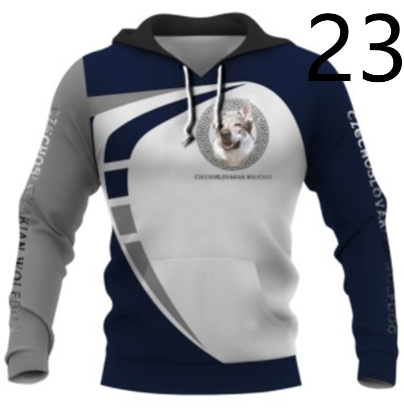 Thin 3D Digital Printing Hooded Sweatshirt