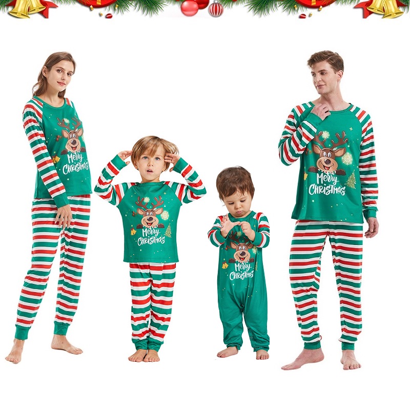 Letters Printed Housewear Pajamas Parent child Clothes Blue - Shop at LoveMi