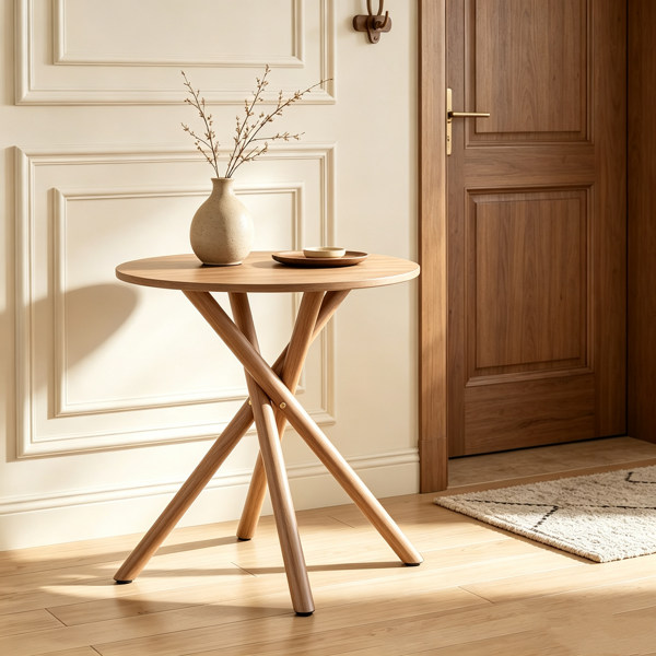 Round Metal Side Table, picture 3 of 5