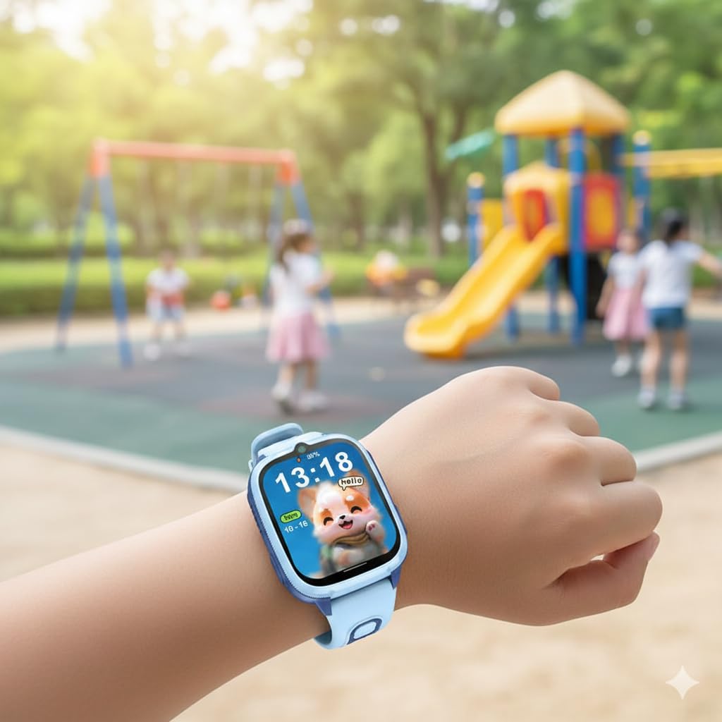 4G Kids Smartwatch D53 GPS Locator Tracker Video Call Smart Watch For Children Waterproof SOS Anti-Lost Watch Parent Control App