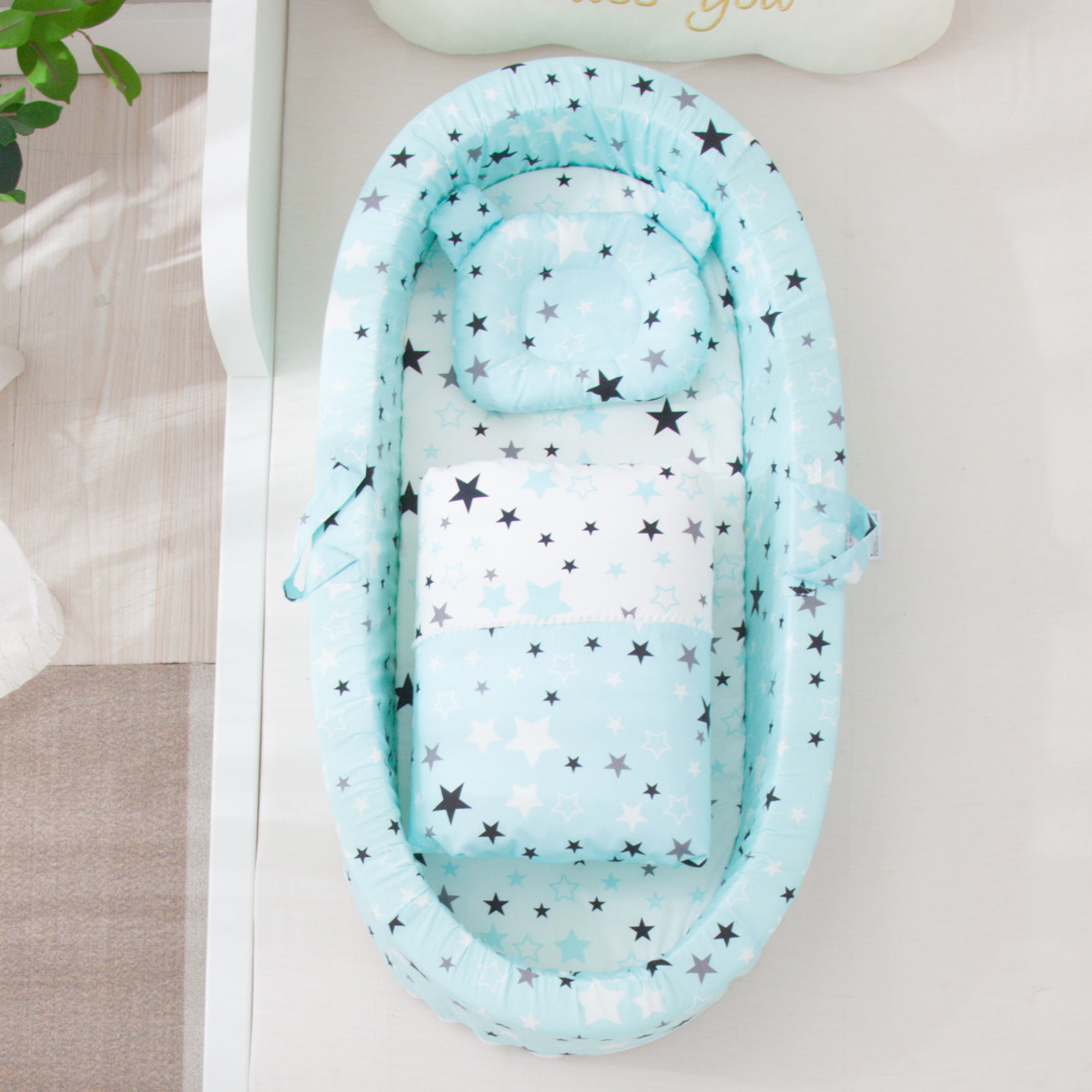 Septal Pad Crib Middle Bed Removable Circumference Anti-pressure High Edge - 10
