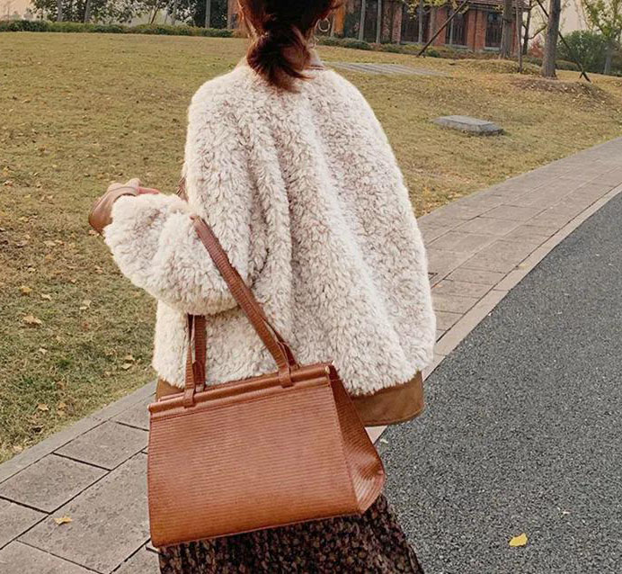 New Autumn And Winter New Loose Fur One Small Thickened Top Trendy