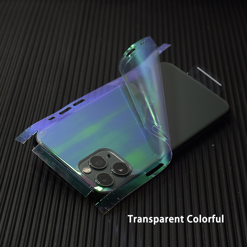 Transparent colorful