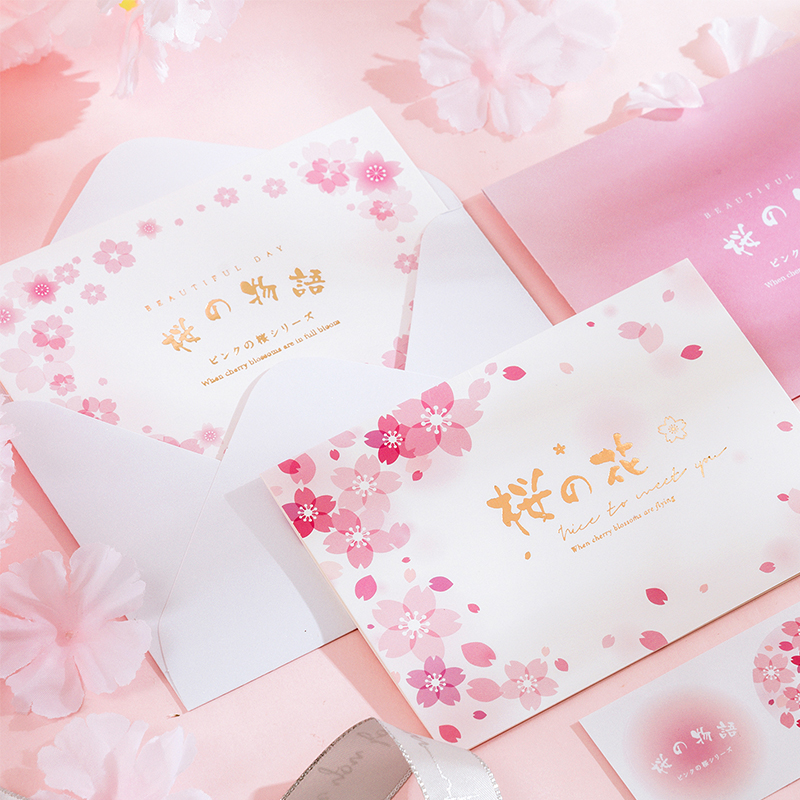 Greeting Card Set Series Hand Account Decorative Envelope