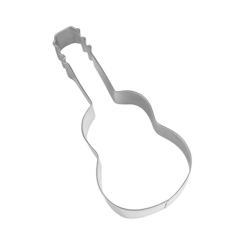 Title 1, Stainless Steel Stamper Guitar Cookie Mold