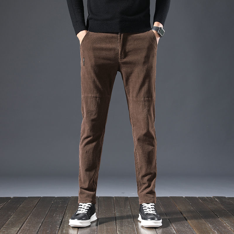 Title 5, Pantalon Casual en Corduroy dAutomne pour Homm...