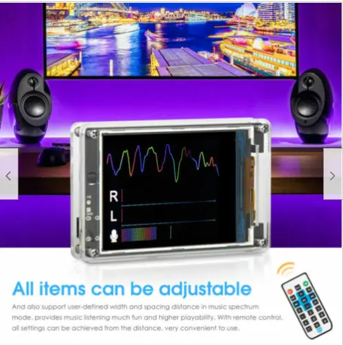 Sound Control Spectrum Rhythm Light Scrolling Screen