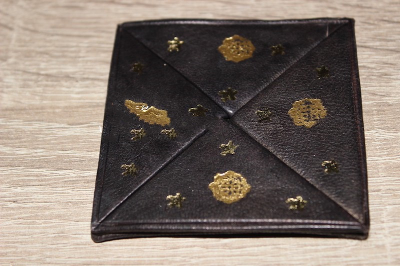 Miss Sheepskin Folding Coin Purse Black - Shop at LoveMi