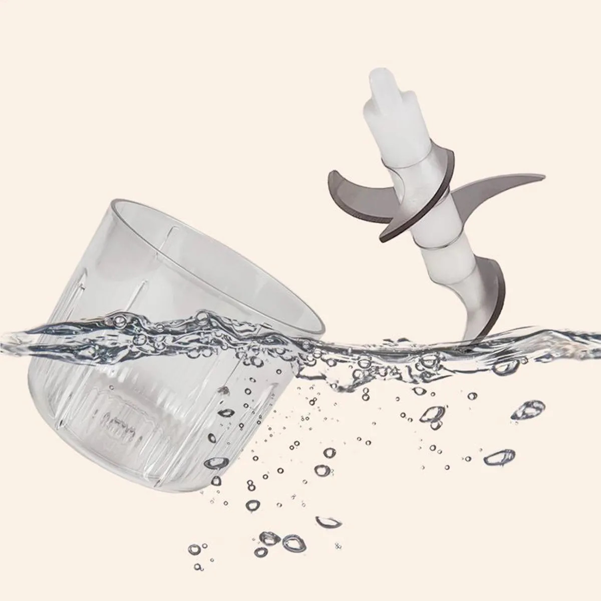 200ml And 400ml USB Electric Food Grinder Blender For Garlic, Meat, Baby UK — image 10