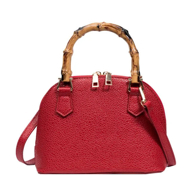 Retro Western Style One Shoulder Women's Bag Niche Fashion Red - Shop at LoveMi