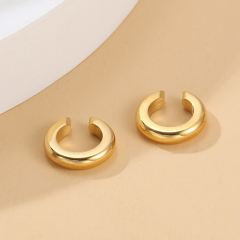 Title 2, No Pierced Gospel Simple Elegant Metal Ear Clip...