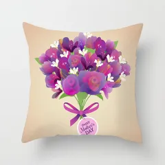 Peach Skin Car Cushion Cover Home Decor - L - View 1