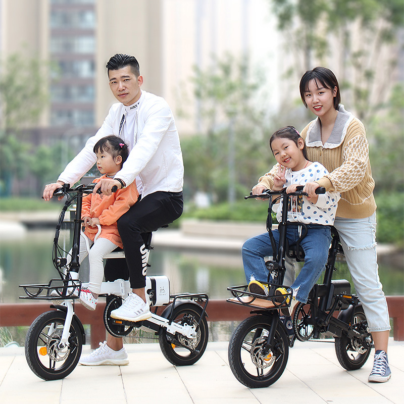 Folding Bicycle Front Child Safety Seat With Armrests