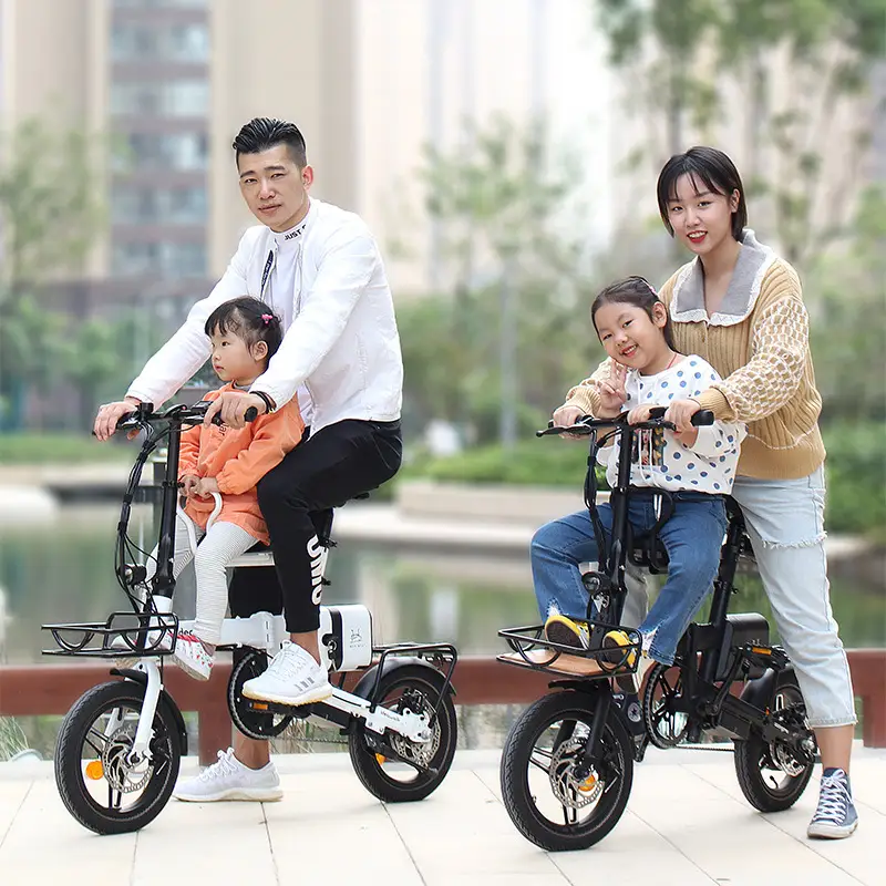 Folding Bicycle Front Child Safety Seat With Armrests