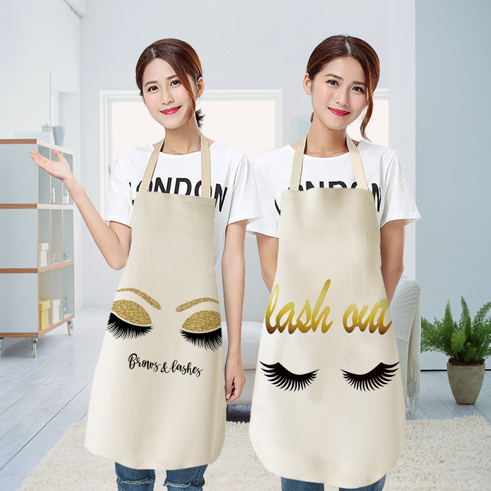 Title 21, Cotton Hemp Sleeveless Apron European And Ameri...