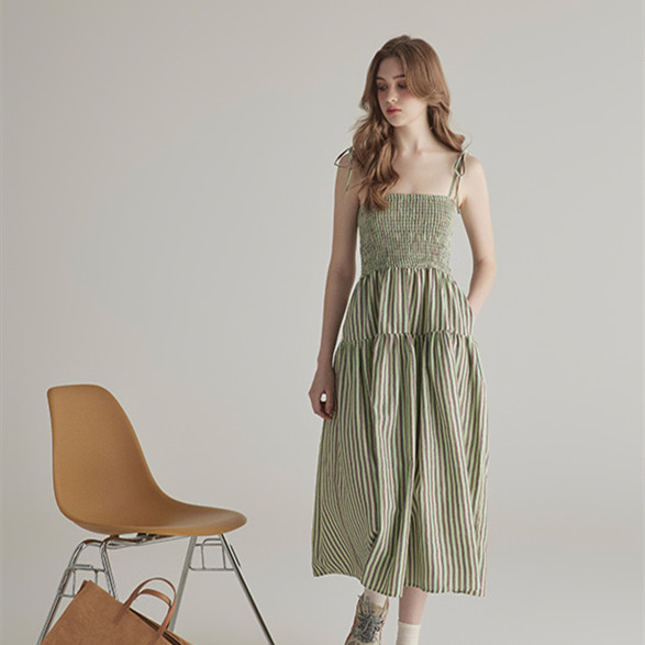 Striped Sleeveless Day Dress, picture 9 of 9