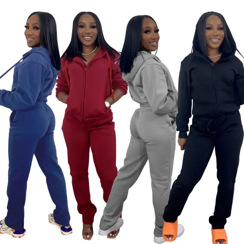 Women Sweatsuit Set 2 Piece Outfits Casual Hoodies Tops