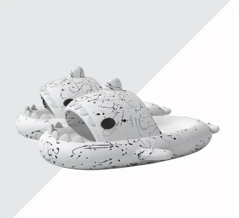 Men's Shark Slippers Anti-slip Deodorant Stepping On Shit Feel
