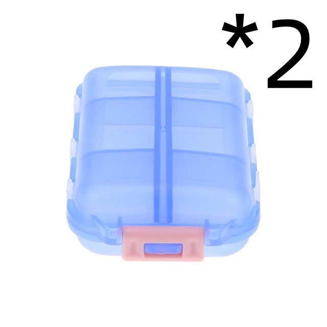 New Travel Convenient Medicine Pill Box Grids Pills Dispen - Image 12