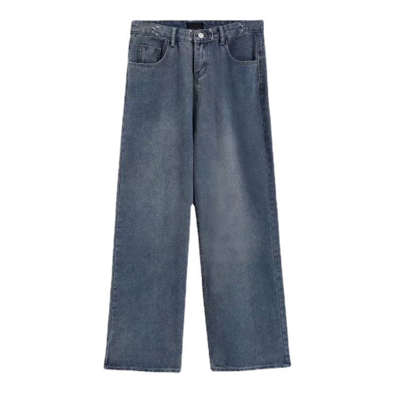 Vintage Chic Loose Drape Straight-leg Trousers